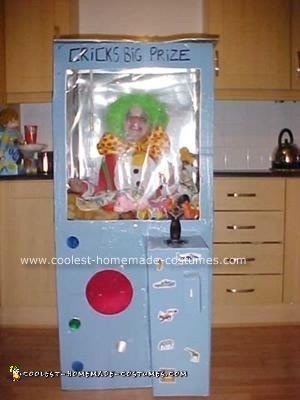 Homemade Claw Machine Halloween Costume