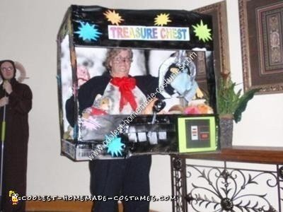 Homemade Claw Machine Halloween Costume Idea