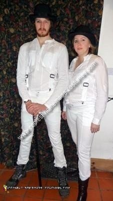 Homemade Clockwork Orange Couple Costume