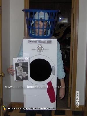 Homemade Clothes Washer Halloween Costume