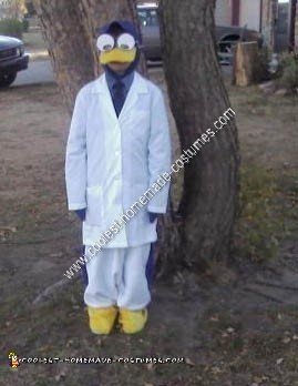 Homemade Club Penguin Gary the Gadget Guy Costume