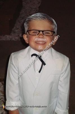 Homemade Colonel Sanders Child Halloween Costume Idea