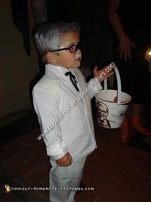 Homemade Colonel Sanders Child Halloween Costume Idea