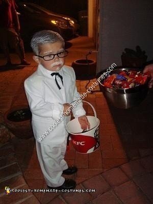 Homemade Colonel Sanders Child Halloween Costume Idea