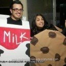 Homemade Cookie and Milk Halloween Couple Costume