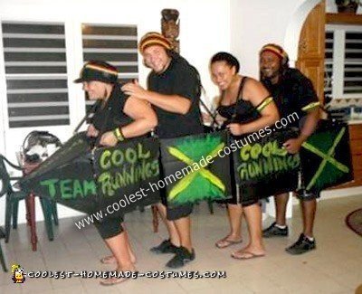 Homemade Cool Runnings Group Costume