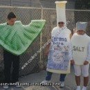 Homemade Corona Bottle with Salt and Lime Group Halloween Costume