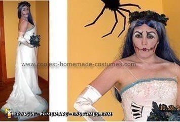 Homemade Corpse Bride Halloween Costume