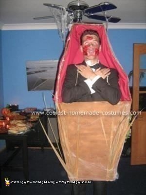 Homemade Corpse in a Coffin Costume