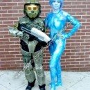 Homemade Cortana Costume