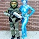 Homemade Cortana Costume