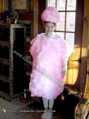 Homemade Cotton Candy Halloween Costume