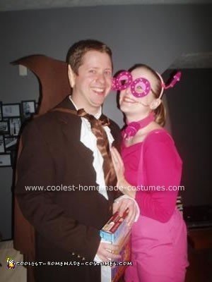 Homemade Count Chocula and Frankenberry Couple Costumes