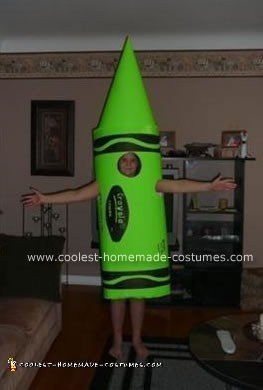 Homemade Crayola Crayon Costume