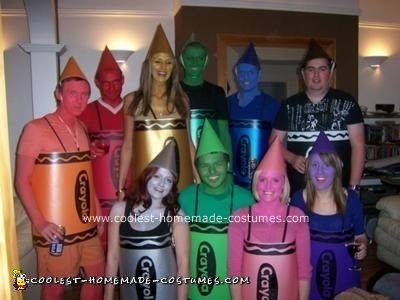 Homemade Crayola Crayons Costume