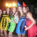 Homemade Crayon Costume