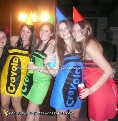 Homemade Crayon Costume