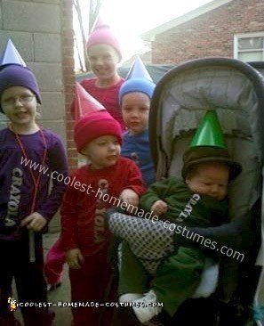 Homemade Crayons Costumes