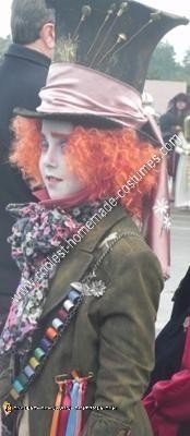 Homemade Crazy Eye Mad Hatter Halloween Costume