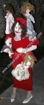 Homemade Creepy Porcelain Doll Collection Halloween Costume