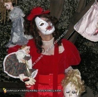 Homemade Creepy Porcelain Doll Collection Halloween Costume