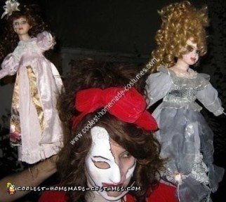 Homemade Creepy Porcelain Doll Collection Halloween Costume