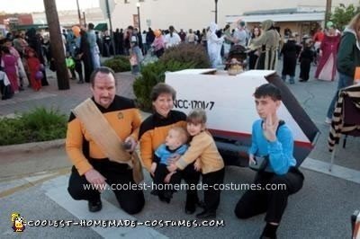 Homemade Crew of the Galileo Shuttlecraft Group Costume