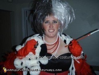 Homemade Cruella DeVille Costume