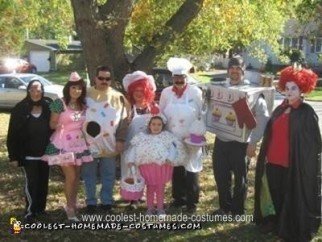 Homemade Cupcake Child Halloween Costume