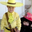 Homemade Curious George and The Man in the Yellow Hat Costumes