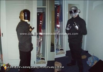 Homemade Daft Punk Couple Costume