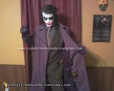 Homemade Dark Knight Joker Costume