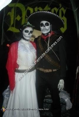 Homemade Day of the Dead Costume