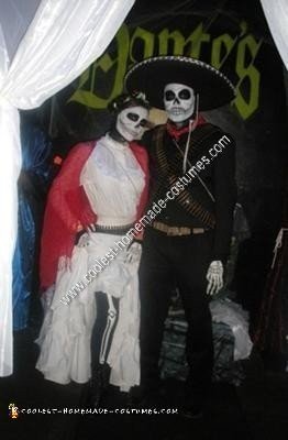 Homemade Day of the Dead Costume