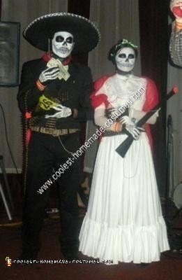 Homemade Day of the Dead Costume
