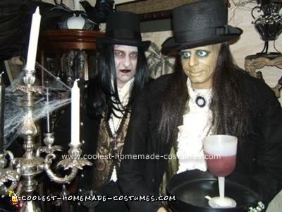 Homemade Dead Groom and Bride Couple Halloween Costume