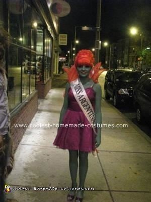 Homemade Dead Receptionist from Beetlejuice Costume