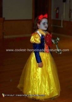 Homemade Dead Snow White Costume