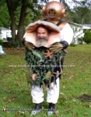 Homemade Deep Sea Clam Diver Costume