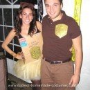 Homemade Delivery Boy and Package Couple Costume