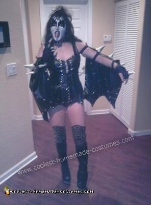 Homemade Demon Kiss Halloween Costume