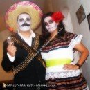 Homemade Dia De Los Muertos Couple Costume