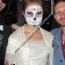 Homemade Dia de los Muertos Skull Woman Costume