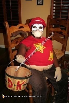 Homemade Diddy Kong Halloween Costume