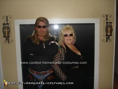 Homemade Dog and Beth The Bounty Hunters Couple Costume