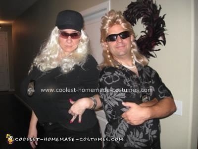 Homemade Dog and Beth the Bounty Hunters Couple Costume