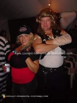 Homemade Dog the Bounty Hunter and Beth Couple Costume