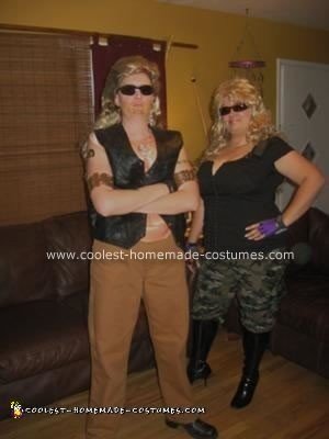 Homemade Dog the Bounty Hunter and Wife Beth Costume