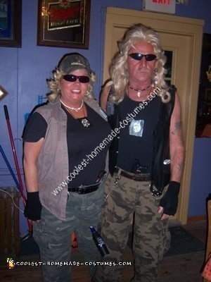 Homemade Dog the Bounty Hunter and Wife Halloween Costume