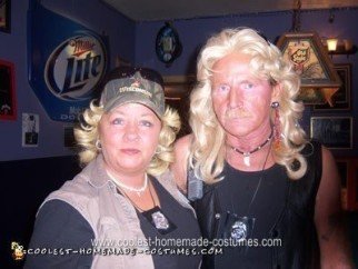 Homemade Dog the Bounty Hunter and Wife Halloween Costume